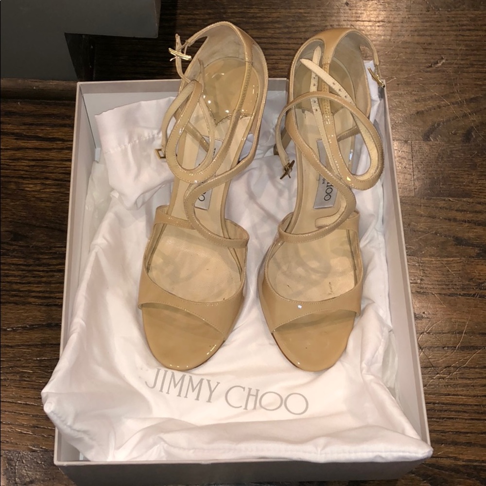 Jimmy Choo Nude Stilettos